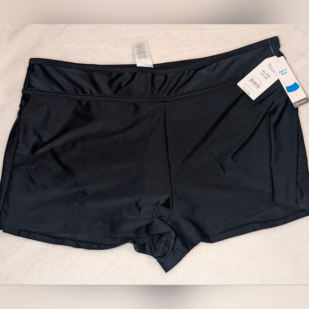 Ladies swimming boy shorts